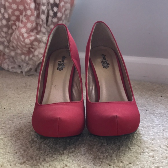 Charlotte Russe Red Heels - Picture 2 of 3